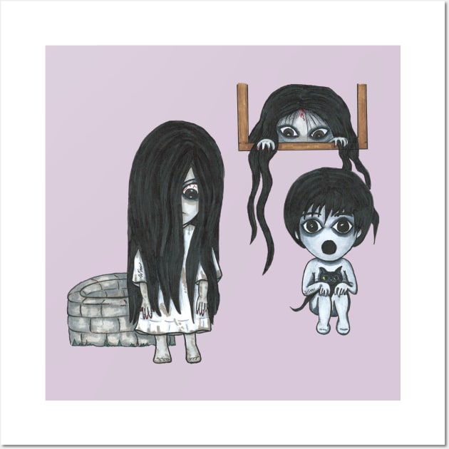 Japan Horror Wall Art by LivStark